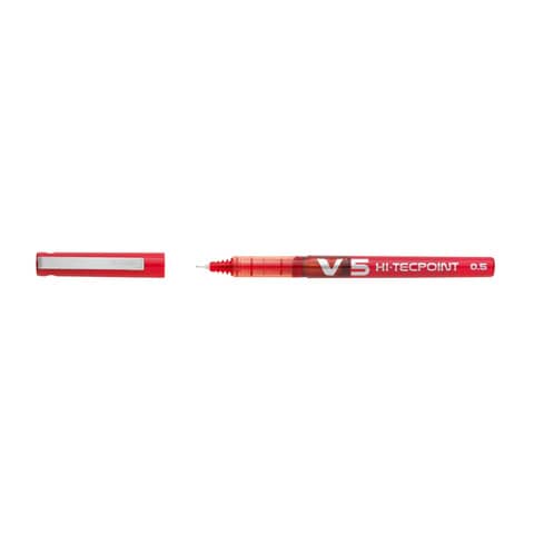 Roller Pilot Hi-Tecpoint V5 0,5 mm rosso  011692